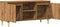 vidaXL - Tv-meubel - 102x35x50 - cm - bewerkt - hout - artisanaal - eikenkleur