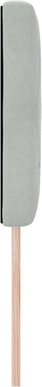 vidaXL - Hoofdbord - met - Kristallen - Knoppen - Lichtgrijs - 140 - cm - Velours