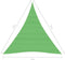 vidaXL - Zonnezeil - 160 - g/m² - 3x4x4 - m - HDPE - lichtgroen