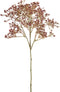 PTMD Garden Flower Zeelavendel Kunsttak - 26x19x48 cm - Bordeauxrood