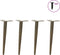 vidaXL - Salontafelpoten - conische - vorm - 4 - st - 42-43 - cm - staal - naturel