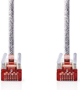 Nedis CAT6 Netwerkkabel - RJ45 Male - RJ45 Male - S/FTP - 5.00 m - Rond - LSZH - Transparant - Polybag