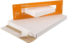 Brievenbusdoos A5+ 260x170x28mm wit zelfklevend 25 stuks