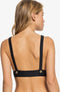 GOLDEN BREEZE ELONG TRI - Triangel-Bikinitop - Langer model met verwijderbare pads - Zwart
