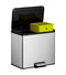 EKO - Essential 2 Recycler pedaalemmer 15+15 ltr, EKO - Stainless steel Polypropylene - mat RVS