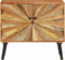 vidaXL - Dressoir - 85x30x75 - cm - massief - mangohout