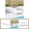 vidaXL - Ligbed - 205x70x31,5 cm - massief grenenhout - wit