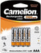 Camelion NH-AAA1100BP4 - Oplaadbare batterij - NiMH 1100mAh - Zilver