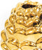 Housevitamin - Dennenappel kandelaar - Goud - Porselein - 9x8.5cm