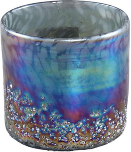 PTMD Windlicht Liro - 10x10x10 cm - Glas - Parel