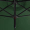 vidaXL - Parasol - dubbel - met - stalen - paal - 600 - cm - azuurblauw