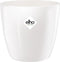 Elho Brussels Diamond Rond 25 - Bloempot voor Binnen - Ø 25.2 x H 23.0 cm - Wit