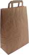 Draagtassen bruin kraft 26/12x36 250st