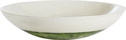 Light&living Schaal Ø34x7,5 cm BINANGA wit+groen
