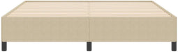 vidaXL - Bedframe - Lichtgroen - Grijs - 180x200 - cm - Katoenachtig - Stof