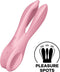 Satisfyer 'Treesome 1', 14 cm, oplegvibrator, 3 motoren, stimulatie van schaamlippen en clitoris