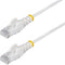 StarTech.com - Dunne CAT6 Ethernet Kabel - 5m Snagless 100W PoE UTP LSZH 28AWG Wit