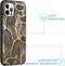 iMoshion Hoesje Geschikt voor iPhone 12 Pro / 12 Hoesje Siliconen - iMoshion Design hoesje - Goud / Zwart / Golden Leaves