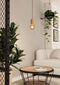 EGLO Pozueta 1 - Hanglamp - E27 - Hoogte verstelbaar tot 110 cm - Zwart/Bruin