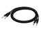 SSQ JSJS2 SS-1457 Cable 2x Jack Stereo - 2x Jack Stereo 2 m Black