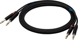 SSQ JSJS3 - kabel 2x JACK STEREO - 2x JACK STEREO 3 metrowy