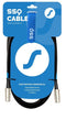 SSQ MIDI3 SS-1419 Cable MIDI (5-pin) - MIDI (5-pin) 3 m Black