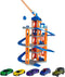 Majorette Motor Lift Center + 5 Cars