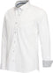 Cappuccino Italia - Heren Overhemden Stretch Overhemd Ancona - Wit - Maat M