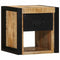 vidaXL - Nachtkastje - 40x35x40 - cm - massief - ruw - mangohout