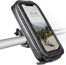 imoshion Telefoonhouder Fiets - GSM Houder Fiets - Telefoonhouder Fiets Waterdicht - 360° Rotatie - Universeel - Zwart