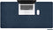 imoshion Bureau Onderlegger - 120 x 60 cm - Hoogwaardig kunstleer - Bureau Accessoires - Bureau Organizer - Antislip Muismat XXL - Inclusief draagriem - Donkerblauw