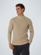 No Excess - Pullover - Geribbelde ronde hals - Stone L