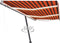 vidaXL - Luifel - automatisch - met - LED - windsensor - 600x350 - cm - oranje - bruin
