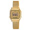 Casio Vintage Mini LA670WEMY-9EF - Polshorloge - Goudkleurige Milanees band - 24,6 mm