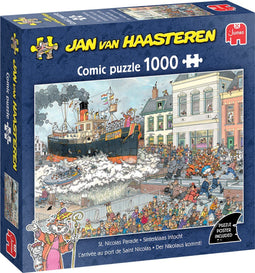Jan van Haasteren - Sinterklaas Intocht - 1000 stukjes legpuzzel volwassenen - Meerkleurig