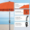 Angel Living Shanghai Parasol Ø250 cm - Kantelbaar - Zwengel - Aluminium Mast 38 mm