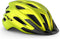 MET Crossover - Fietshelm Unisex - Veilig met LED-licht en ventilatieopeningen - Lime Yellow Metallic Matt