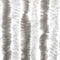 vidaXL - Vliegengordijn - 100x230 - cm - chenille - lichtgrijs - en - wit