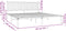 vidaXL - Bedframe - met - hoofdbord - metaal - zwart - 180x200 - cm