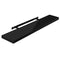 Woltu Zwevende Wandplank Hoogglans Zwart 100 x 23 x 3,8 cm