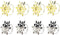 Servethouder DKD Home Decor Set Metaal Sneeuwvlokken (5 x 5 x 17 cm) (2 Stuks)