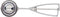 St鯿kel IJsportioneerlepel op kaart - �mm - 1/8Ltr