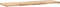 vidaXL - Wastafelblad - 140x40x4 - cm - onbehandeld - massief - acaciahout