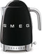 Smeg KLF04BLEU - Waterkoker - 7 temperatuurinstellingen - Zwart