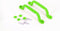 Handgreepset appelgroen (2st.)