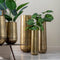 Vaas 38 x 38 x 109 cm Gouden Aluminium (3 Onderdelen)