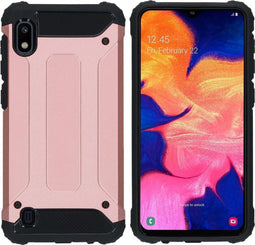iMoshion Hoesje Geschikt voor Samsung Galaxy A10 Hoesje - iMoshion Rugged Xtreme Backcover - Rosé