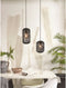 GOOD&MOJO Hanglamp Tanami - Rotan Zwart - Ø18x35cm - Modern - Hanglampen Eetkamer, Slaapkamer, Woonkamer