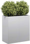 vidaXL - Plantenbak - 80x40x80 - cm - gegalvaniseerd - staal