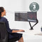 Fellowes Platinum - Monitorarm voor 2 Schermen - Gasveer - USB - Zwart